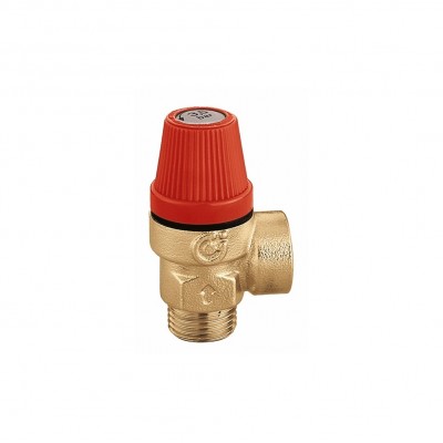 Предпазен клапан CALEFFI 3 BAR, 1/2" М - Caleffi