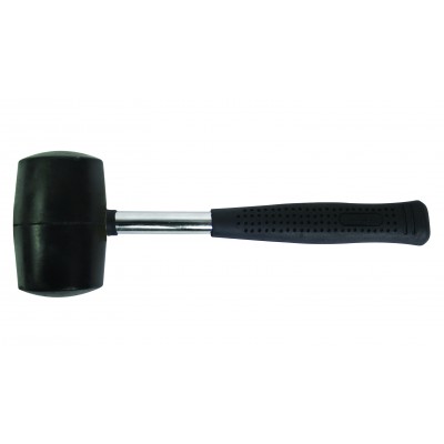 Чук гумен с метална дръжка 340g черен BS - Ръчни инструменти