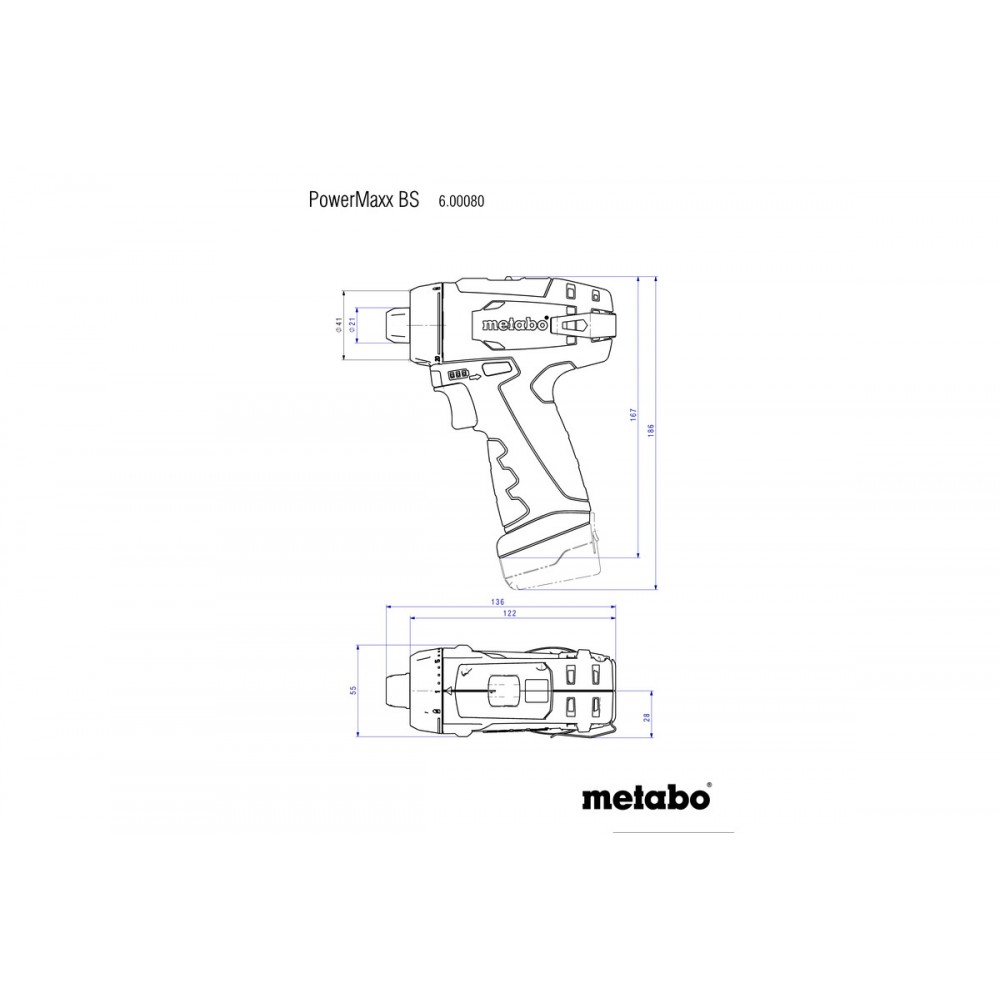 Винтоверт акум. 10.8V 34Nm METABO куфар |  |  |