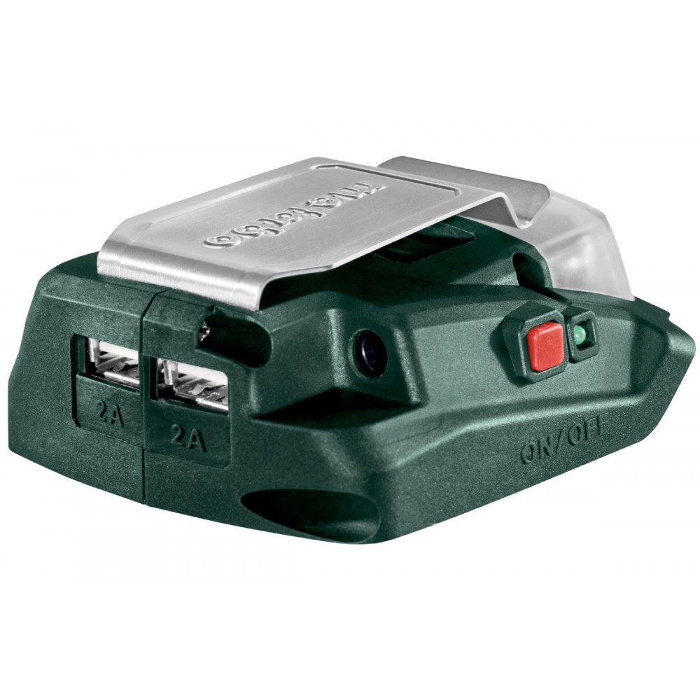 Зарядно USB акум. 2 А + фенер METABO PA 14.4-18 LED |  |  |