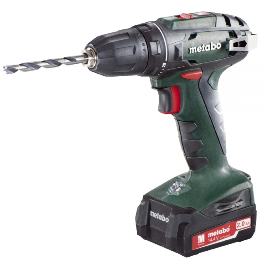 Акумулаторен винтоверт Metabo BS 14.4 - 14.4 V, 2x2 Ah, 40 Nm, 10 mm