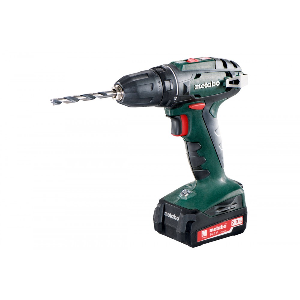 Акумулаторен винтоверт Metabo BS 14.4 - 14.4 V, 2x2 Ah, 40 Nm, 13 mm