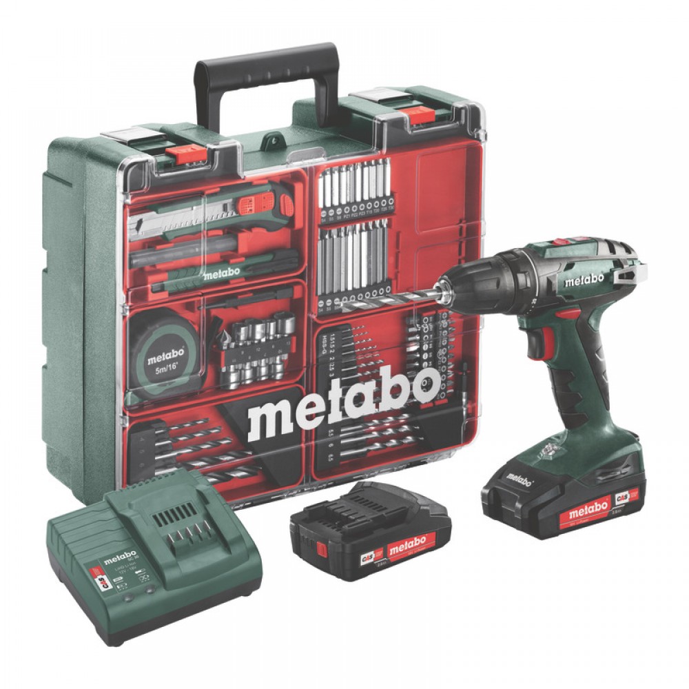 Винтоверт акум. 18V 48Nm METABO BS 18 SET 2x2.0AH |  |  |