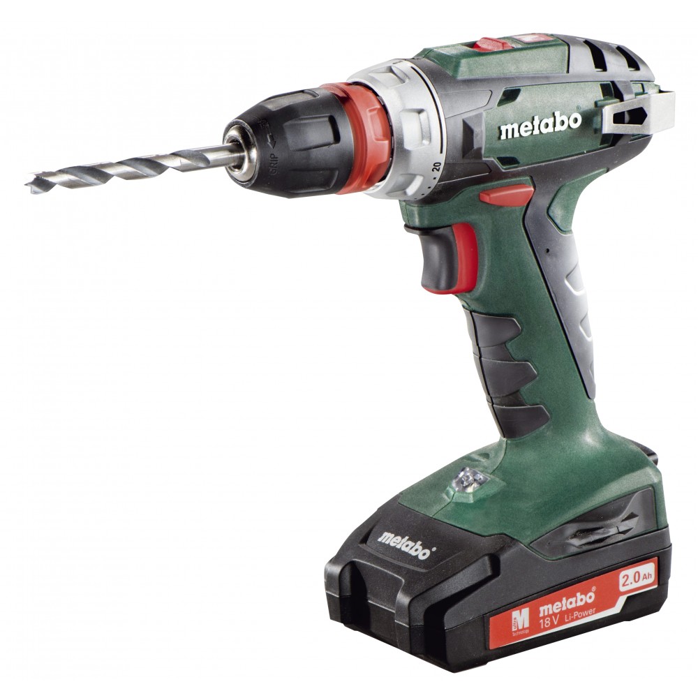 Акумулаторен винтоверт METABO BS 18 QUICK, 18 V, 48 Nm, 2x2.0AH