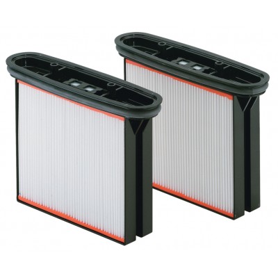 Комплект полиестерни филтърни касети METABO за ASR25/ASR35/ASR50, 2 броя     - Консумативи за почистваща техника и прахоулавящи машини