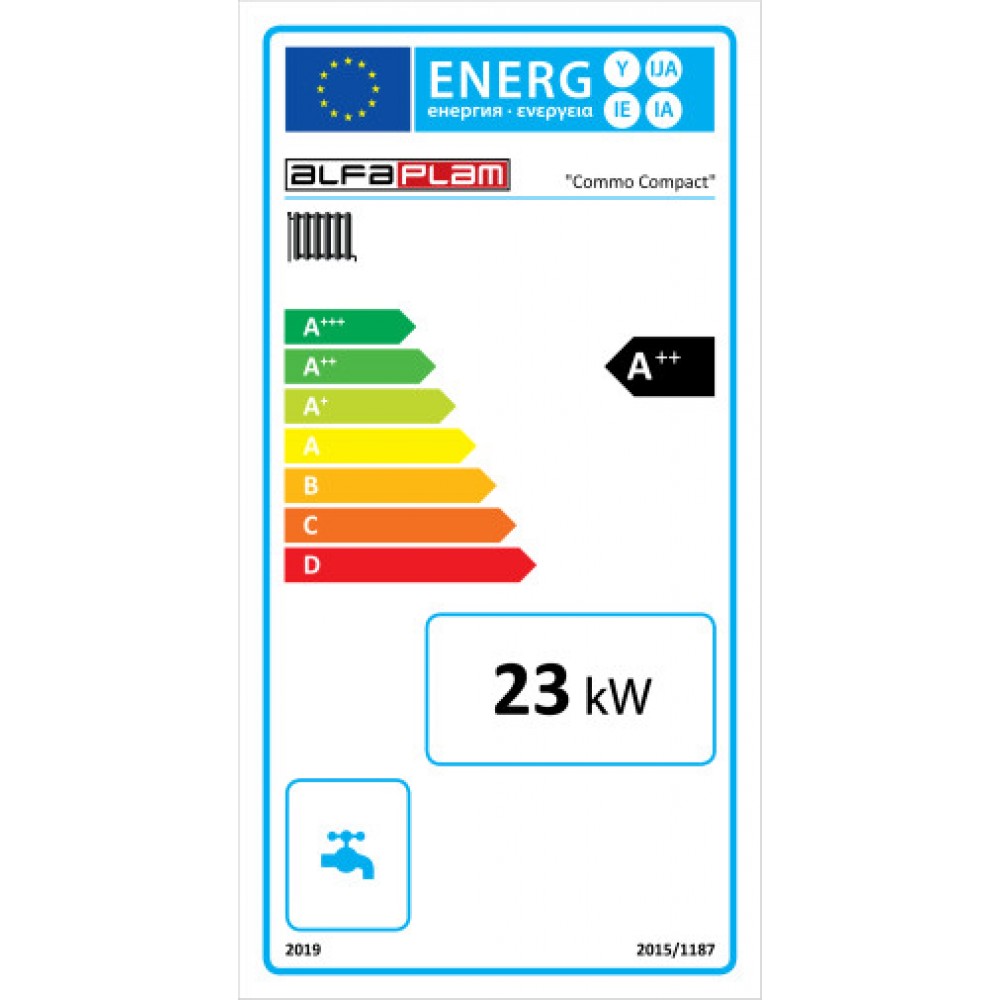 Пелетен котел Alfa Plam Commo Compact, 23kW | Пелетни котли |  |