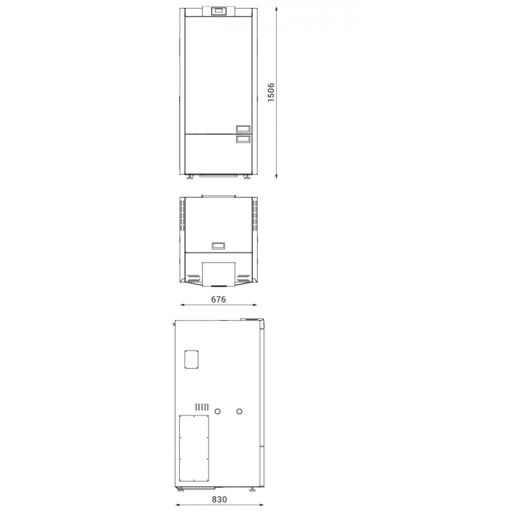 Пелетен котел  Alfa Plam Commo Compact, 37kW | Пелетни котли |  |