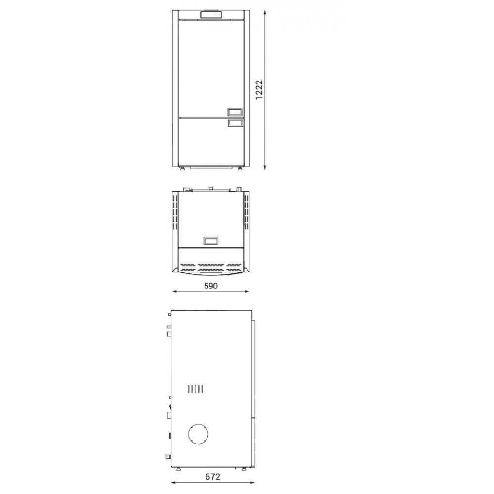 Пелетен котел Alfa Plam Commo Compact, 23kW | Пелетни котли |  |