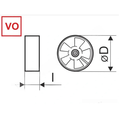 Канален вентилатор MMotors - VO 120 с борд - Вентилатори