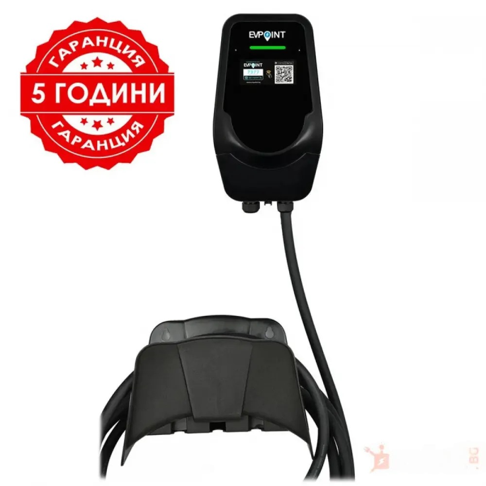 ЗАРЯДНА СТАНЦИЯ EVPOINT EV22 PLUS КАБЕЛ ТИП 2 | 22 KW AC | Зарядни станции |  |