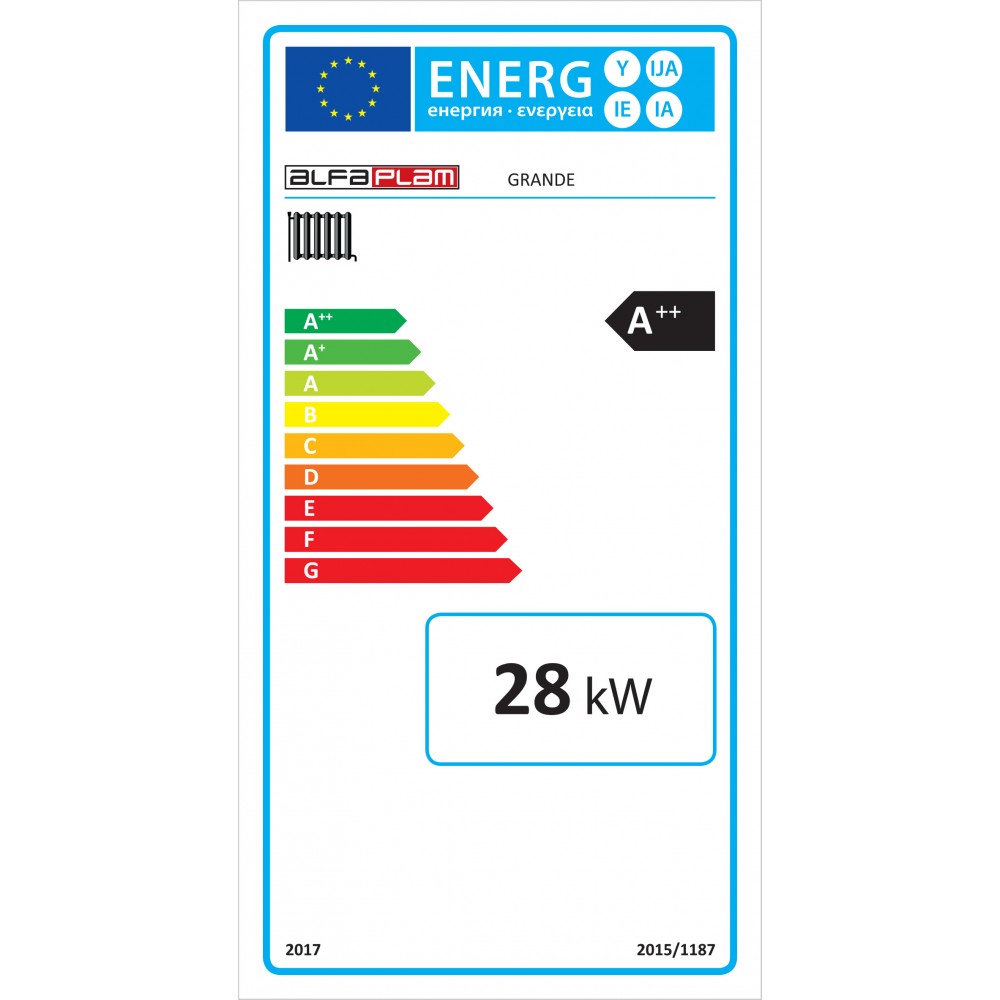 Пелетен котел  Alfa Plam Grande, 28kW | Пелетни котли |  |