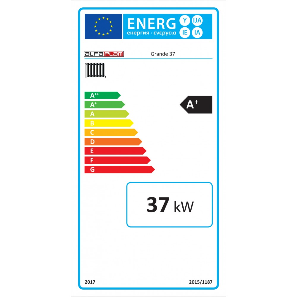 Пелетен котел  Alfa Plam Grande, 37kW | Пелетни котли |  |