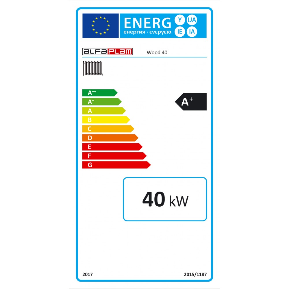 Котел на твърдо гориво Alfa Plam Wood 40, 40kW | Стоманени котли | Котли на твърдо гориво |