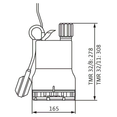 Дренажна потопяема водна помпа с външен поплавък Wilo-Drain TMR32/11, за отпадни води - Сравняване на продукти