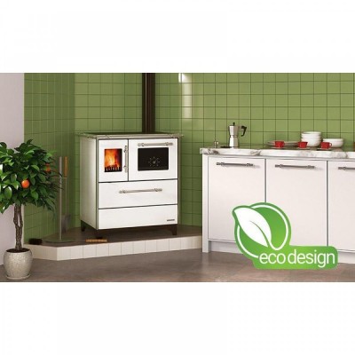 Готварска печка на дърва Alfa Plam Donna 70 White Right, 5kW - Сравняване на продукти