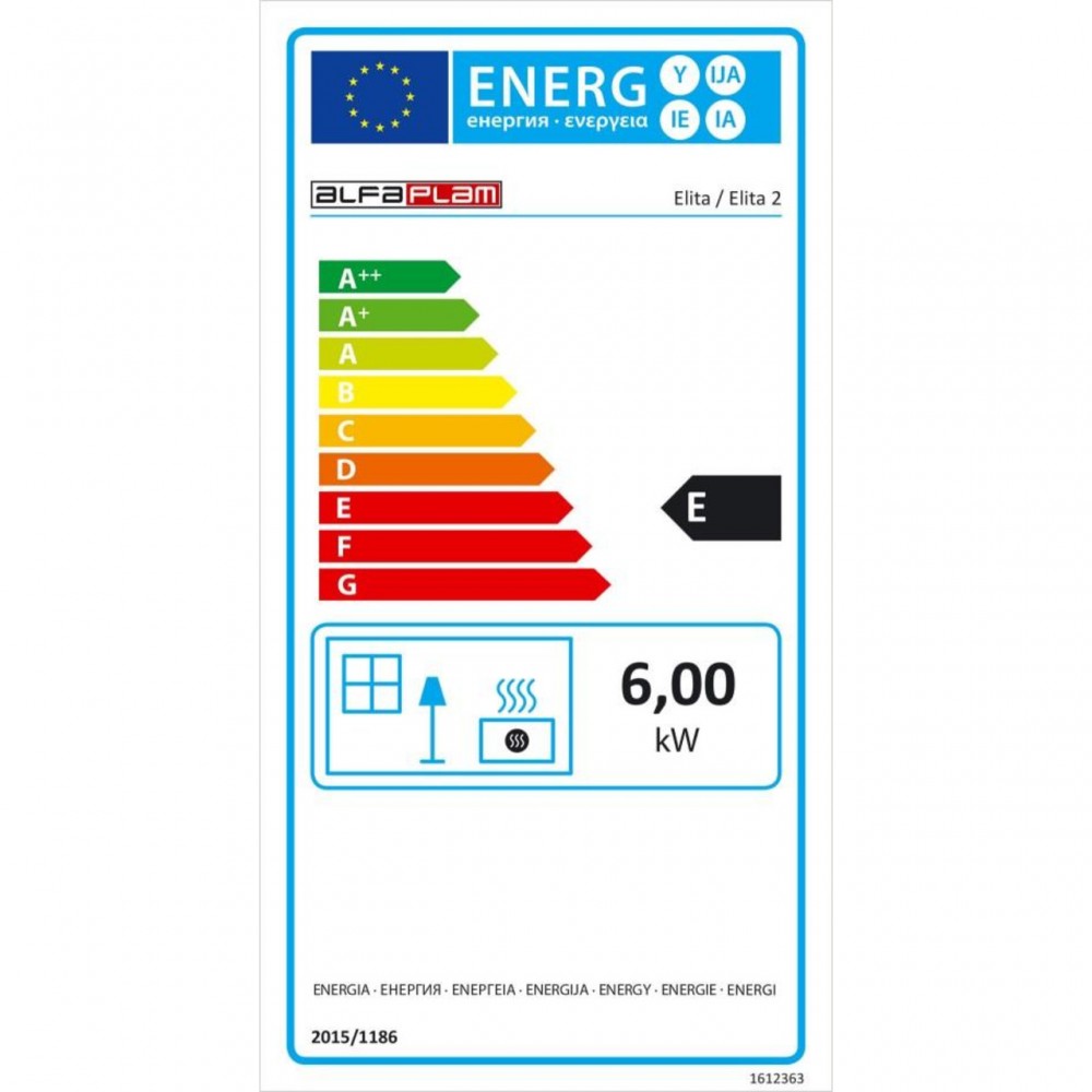 Камина на дърва Alfa Plam Elita 2 Red, 6kW | Сухи камини на дърва | Камини на дърва |