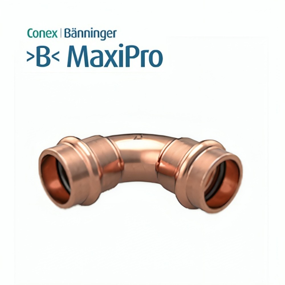 Коляно 90° Conex Banninger 5/8", медни прес фитинги за климатизация | Медни фитинги за климатици | Материали за монтаж на климатици |