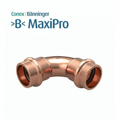 Коляно 90° Conex Banninger 1 1/8", медни прес фитинги за климатизация  - Сравняване на продукти