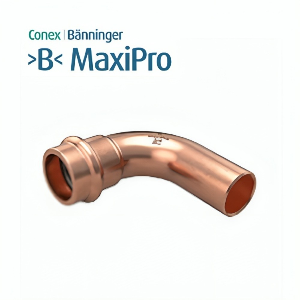 Коляно нипел 90° Conex Banninger 5/8", медни прес фитинги за климатизация | Медни фитинги за климатици | Материали за монтаж на климатици |