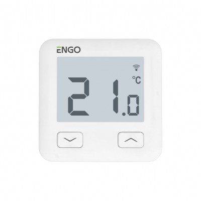 Жичен стаен термостат ENGO Wi Fi бял, Модел E10W230WIFI - Термостати за парно