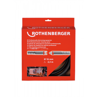 Спирала за почистване на тръби Rothenberger SMK, 16 mm x 2.3 m - Rothenberger