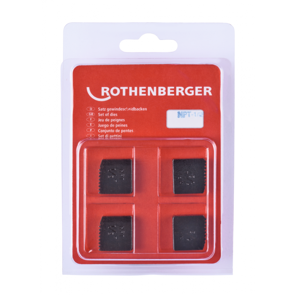 SC резбонарезни ножове Rothenberger, 1/2", 4 броя