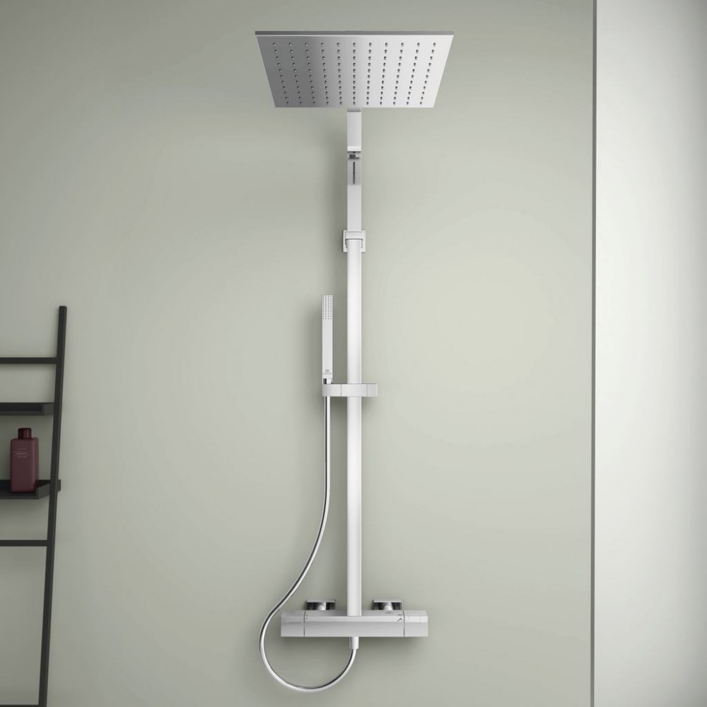 Ceratherm C100 душ система със стенен термостатен смесител | Смесители за баня |  |