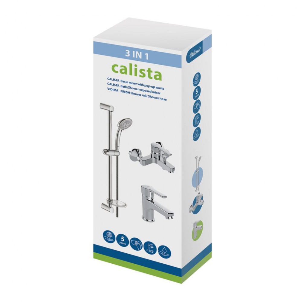 CALISTA - комплект 3 в 1 | Смесители за баня |  |