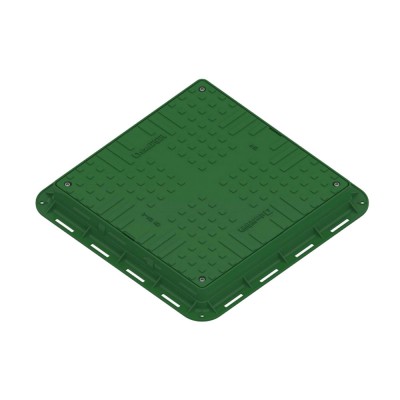 Капак PP A15 700 x 700 (квадратен/зелен) - Шахти и капаци за канализация