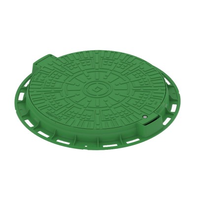 Капак PP A15 Ф600 (зелен) - Шахти и капаци за канализация